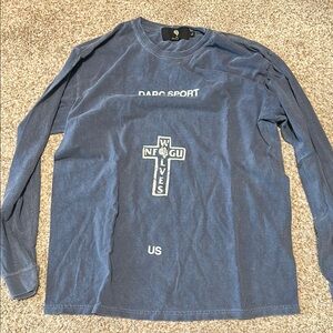 DARC SPORT Blue Long Sleeve Men's Shirt